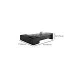 Watertight Office Desk with 2 Drawers, Stump Base, Exterior Shelf, Cable Management, Dark Gray Top, Front Splash, and Cooling Hole