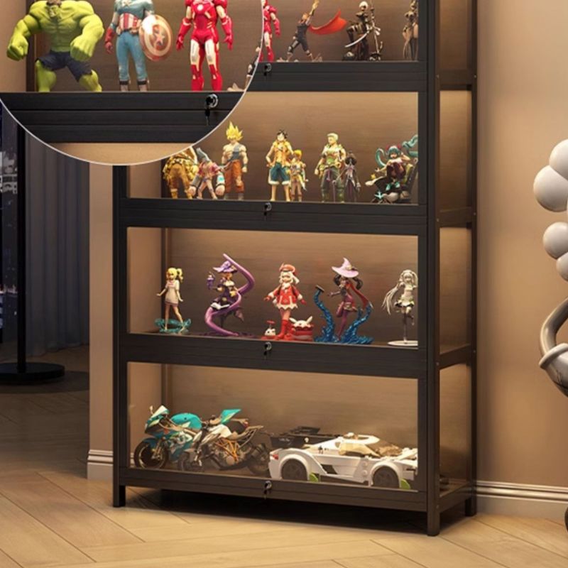 Cubitac Curio Cabinet with Locker Storage, Safe Cabinet Locking, Independent and Encased Design
