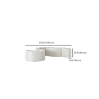 Chalk Collapsible Rectangle Up to 19 in W x 20 to 29 in/30 to 39 in/40 in & above H Unfinished Display Table with Single Pedestal Base