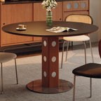 Silver Base Stone Dining Table with Anti-Fouling Sintered Stone Top, 4-person Seat/2-seater