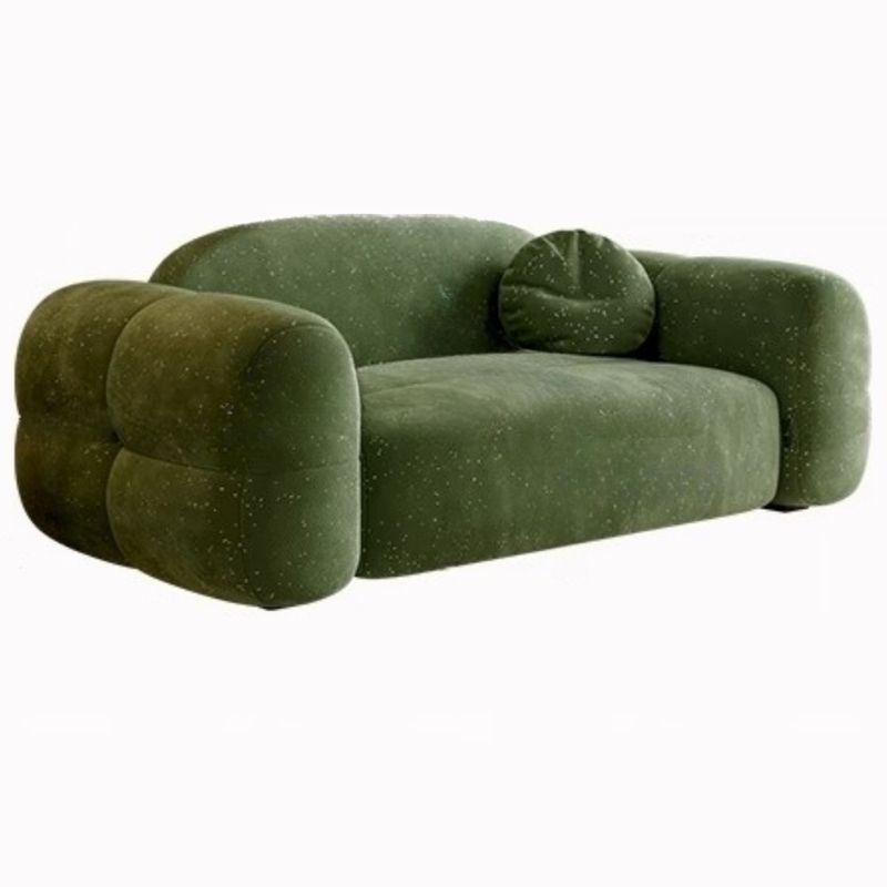 Versatile Black/Light Gray/Sage Standard Sofa/Loveseat with Arm and Concealed Support