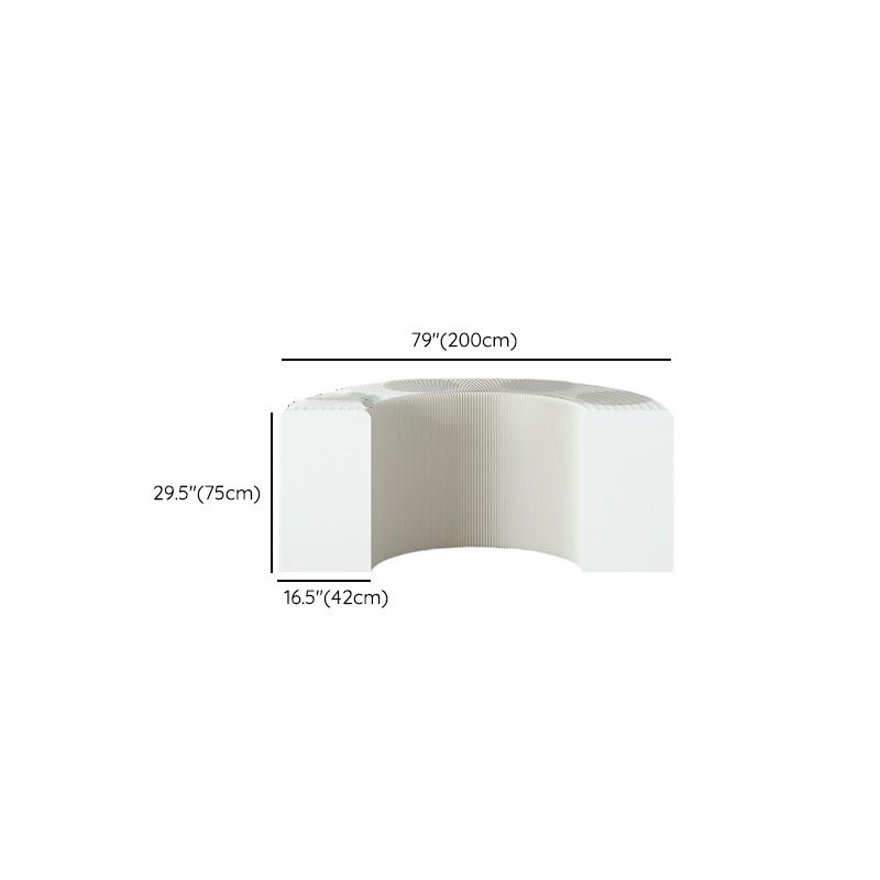 Chalk Collapsible Rectangle Up to 19 in W x 20 to 29 in/30 to 39 in/40 in & above H Unfinished Display Table with Single Pedestal Base