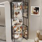 Vitreous Turn Accent Cabinet with Stockroom Storage and 5 Shelves Featuring Accessible Storage