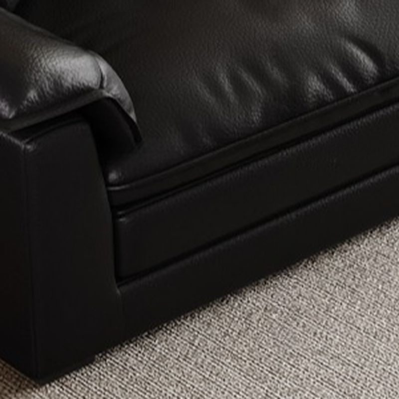 Modish Solid Color Water Resistant Standard Sofa in Light Gray/White/Light Brown with Seats 3/2-seater and 2 Pillows