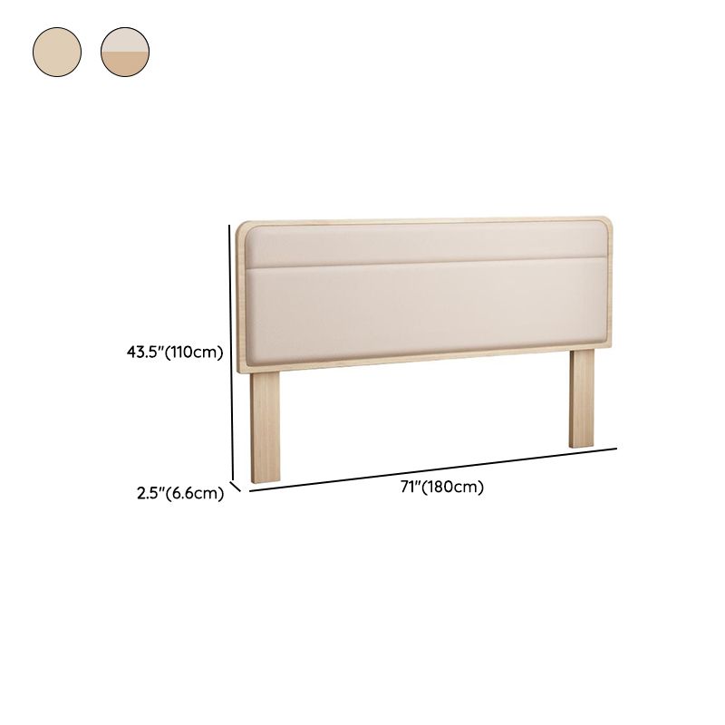 Trendy Full(54"W x 75"L)/Queen(60"W x 80"L)/King(76"W x 80"L) No Distressing Standard£¨36-55¡°£© Rectangle Panel Headboard with Lumber Frame, Sponge Filling Included/Not Included