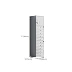 Minimalist Steel Vertical Filing Cabinet with Flameproof Locker, Soft Close Drawers & Key Lock