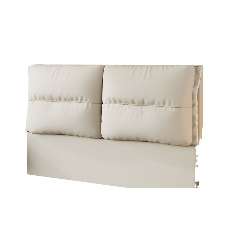 Trendy Panel Headboard in Laminate with No Distressing, Rectangle Shape for King/Queen/Full Bed, Featuring Sponge Upholstery and Standard Height