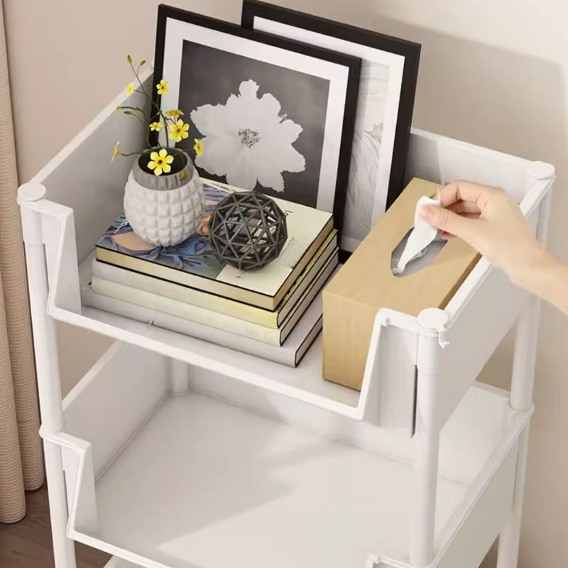 Trolley with Basket, Available in 2/3/4 Baskets, Beige Top