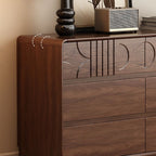 Cocoa Trendy Raw Wood Console Dresser/Semainier in Horizontal/Vertical Orientation