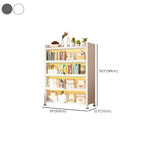 Steel Vertical/Horizontal Shelf Organizer with 6 Shelves and Lucite Door, Closed Back