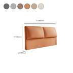 Trendy Panel Headboard in Natural Wood with No Distressing, Rectangle Shape for King/Queen/Full Bed, Cotton Upholstery, Standard Height