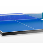 Versatile Indoor/Outdoor Ping Pong Table in Ink/Cerulean with Synthetic Laminate and Paddle