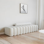 Armless Sofa 14.96" H * 19.69" W Contemporary Sofa for Living Room
