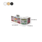 Manufactured Wood Top Reception Desk with Hutch, Cable Management, and Desk Return