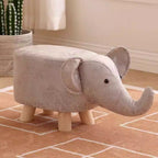 Trendy Unique Solid Color Standard Ottoman with Magenta/Sepia/Cream Pu Leather Upholstery