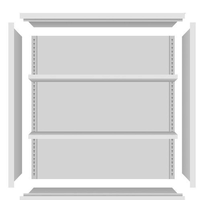 Base Cabinet with Stockroom Storage, Safe and 1-Wide Compartment