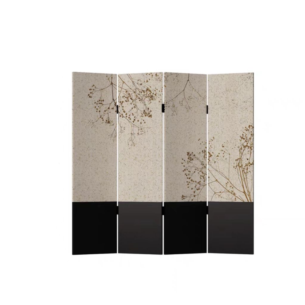 Ink Opaque Fold-up Screen Divider with Laminate Frame, Available in 3/4 Panels, Double Sided Print, Independent