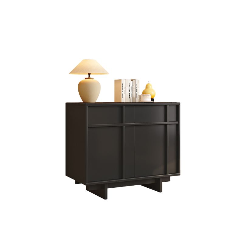 Trendy Wardrobe Chest Of Drawers with 2 Cabinets and 2 Interior Shelves