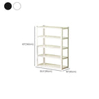 Steel Vertical Barrister Bookcase with 5-Shelf/6-Shelf and Open Back