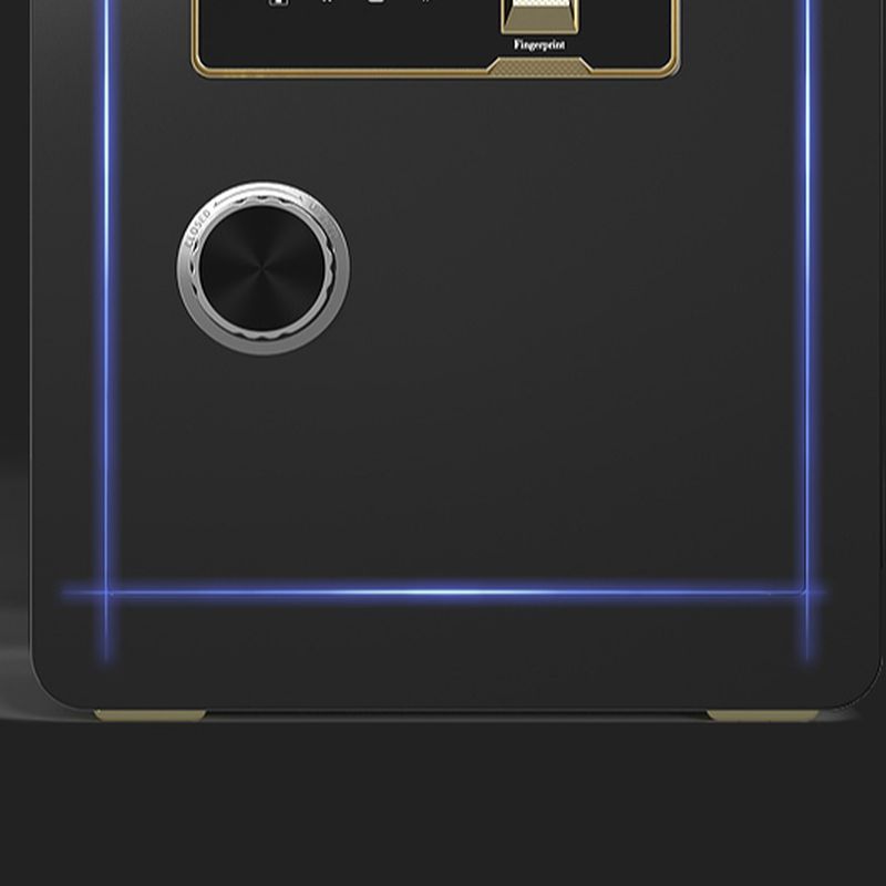 Steel Security Safe with Battery, Lockable with Keys and Shelves