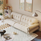 Modish Solid Color Stain Resistant Standard Sofa/Loveseat for 3-seater/4-seater/5 Person