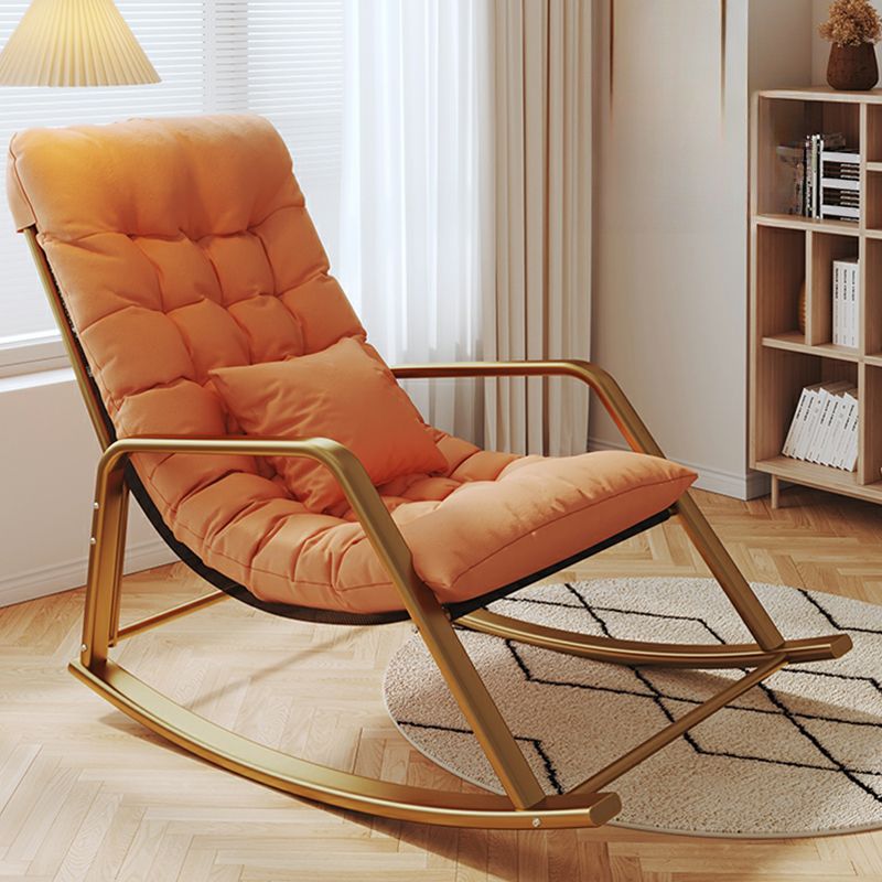 Stylish Upholstered Rocking Chair with Removable Cushions fits Women's Range-even Less