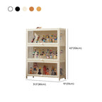 Bambusa Flooring Curio Cabinet with Stockroom, 4 Cabinets/3 Cabinets/2 Cabinets, 4 Shelves/3 Shelves/2 Shelves, 4 Doors/3 Doors/2 Doors