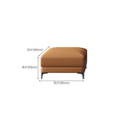 Cushion Back Sectional Sofa Modern Durable Leather Sofa for Living Room