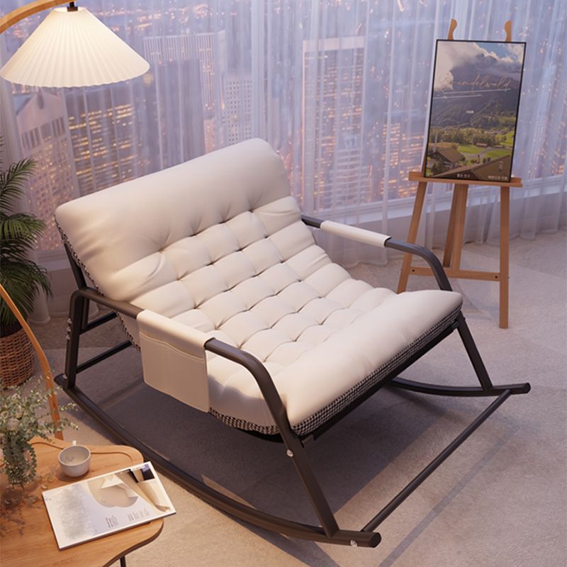 Stylish Upholstered Rocking Chair in Modern Design for Ultimate Comfort