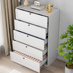 Casual Steel Bachelor Chest/Semainier with 5/3/4 Drawers in Vertical/Horizontal Orientation