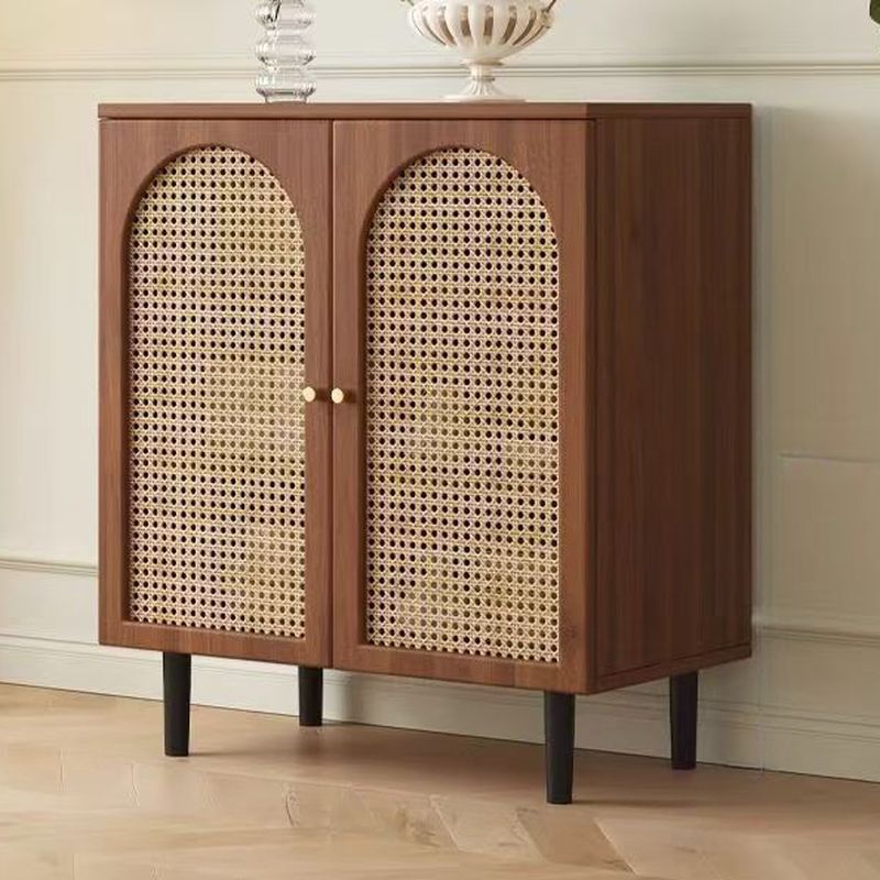 Microwave Shelf Cabinet with 3 Drawers, Hutch, 2/3 Interior Shelves, Larder Storage, Wood Countertop, 2 Doors, Self-supporting