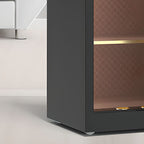 Steel Security Safe with Lockable Mechanism, Keys, and Shelves