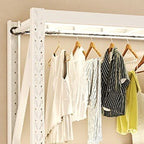 Chalk Modern Simple Style Coat Tree with Steel Frame and Storage Container