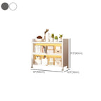 Steel Vertical/Horizontal Shelf Organizer with 6 Shelves and Lucite Door, Closed Back