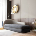 Ultra-Modern Tight Back Sofa 30.71"High Curved Tuxedo Arm Sofa for Apartment