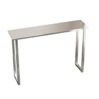 1/2/4 Pieces Silver Stainless Steel Contemporary Bar Pub Table Set