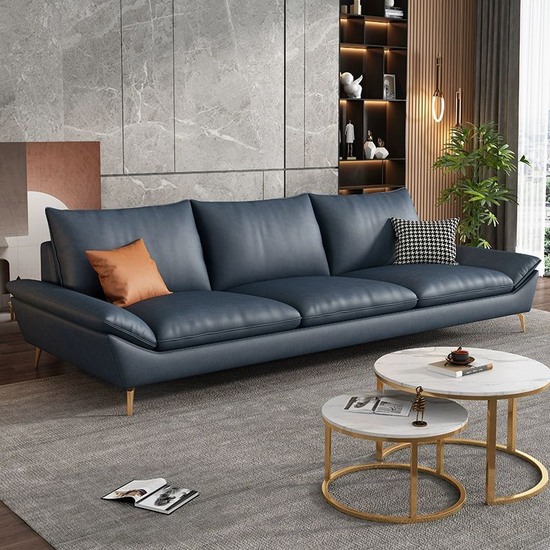 Modern High-Density Sponge Sofa with Water Resistant Seat and Included Pillow