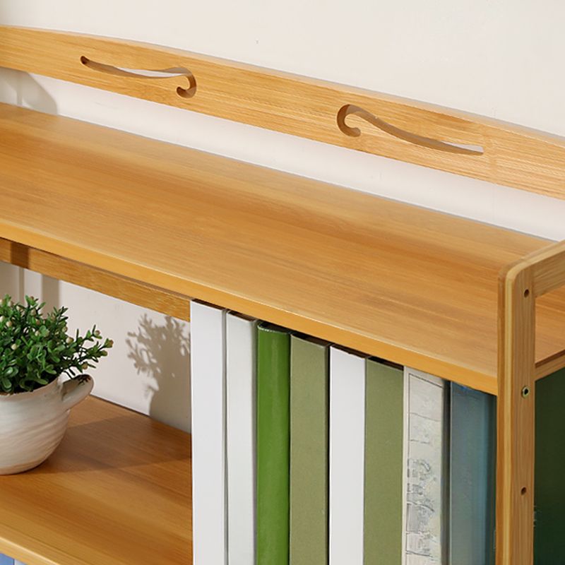 Natural Color Vertical Rack Storage with 5-Shelf/4 Shelves/6 Shelves and Open Back