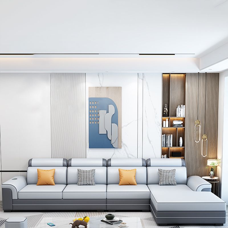 Traditional Style Backrest Modular Sofa Simple Living Room Sofa with Armrests