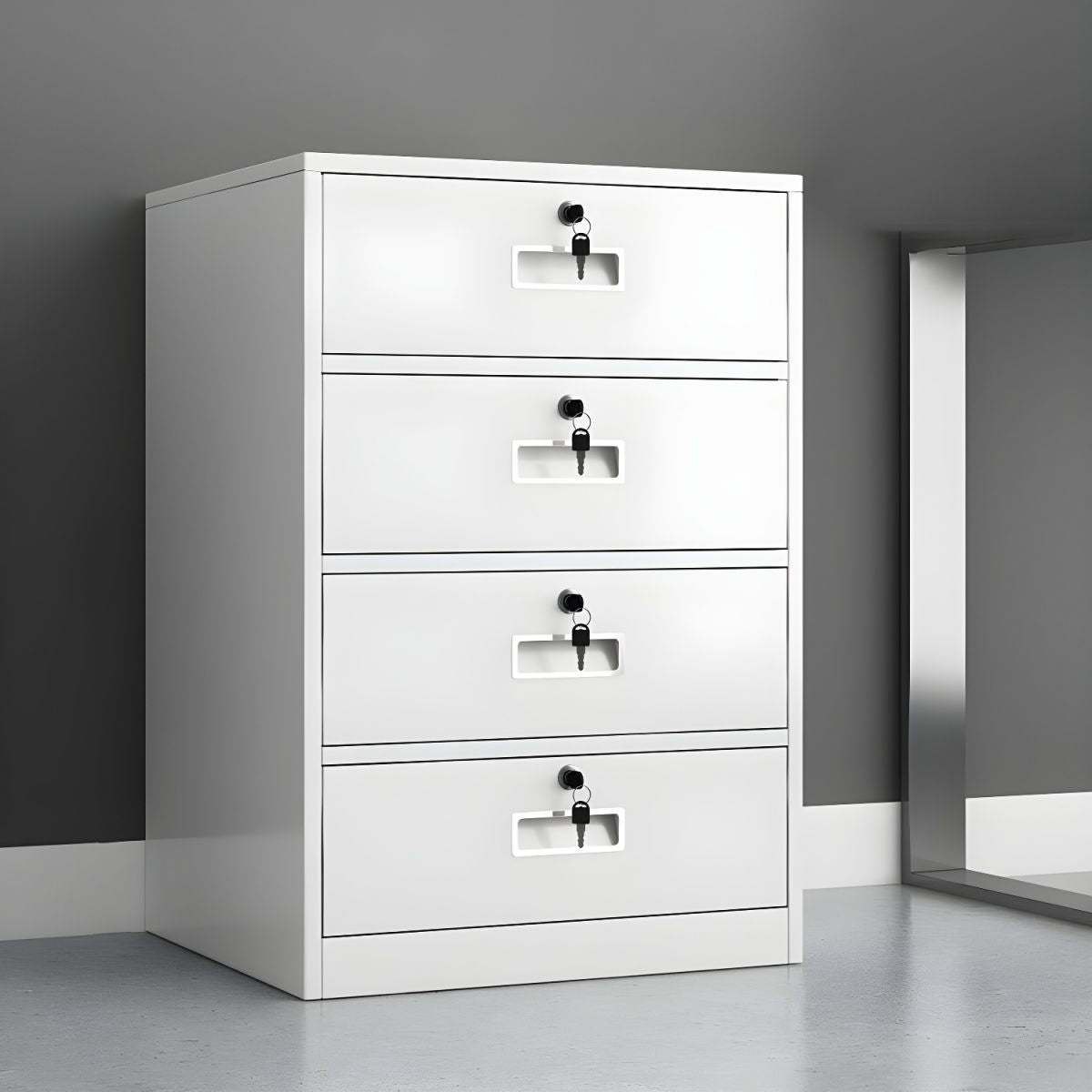 File Cabinet Metal Locking Drawers Plain Vertical File Cabinet