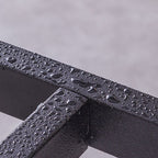 Art Deco Desk Set Office with Reclaimed Wood Table Top and Cushion Chair(s), Featuring Wood Grain Executive Desk with 8 Cabinets/6 Cabinets and Desk Included