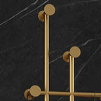 Contemporary Alloy Coat Rack with Metal Hook
