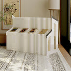 Collapsible Display Table with Stump Base, Unfinished Finish, 30 to 39 in Height, 50 in & Above Size, 20 to 29 in Width