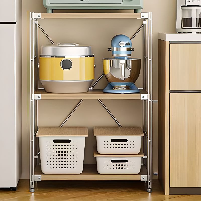 Minimalist Alloy Detached Shelf with Included Shelves