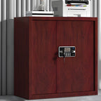 Elegant Modern Steel Filing Cabinet with Lock, Large Size & Adjustable Shelves