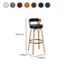 Casual Rawhide Bar Stools in Light Gray/Cream/Amber Color with Back, Turned Swivel, Round Top, and Leg Rest
