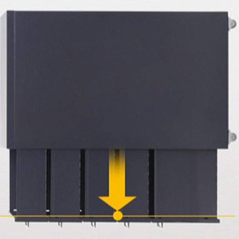 Home Office Free Standing Vertical Filing Cabinet: Hydrophobic, Stockroom Storage, Tableside Orientation, Secretary Safe