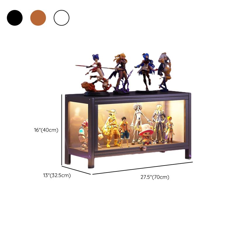 Cubitac Curio Cabinet with Locker Storage, Safe Cabinet Locking, Independent and Encased Design