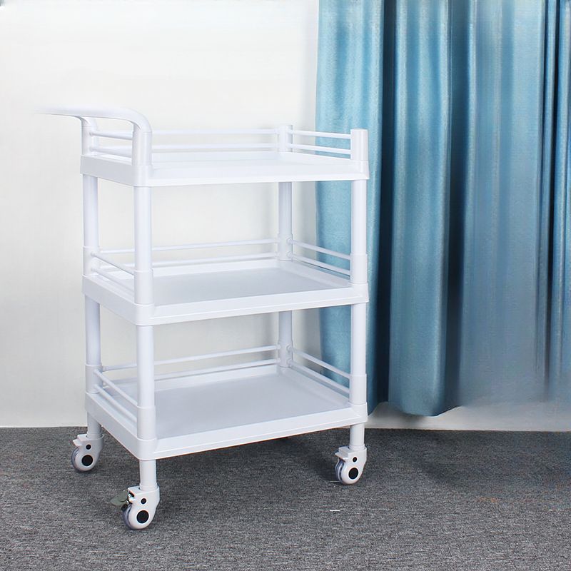 Modern Plastic Tool Utility Cart All Ages with 3 Shelves/2 Tiers