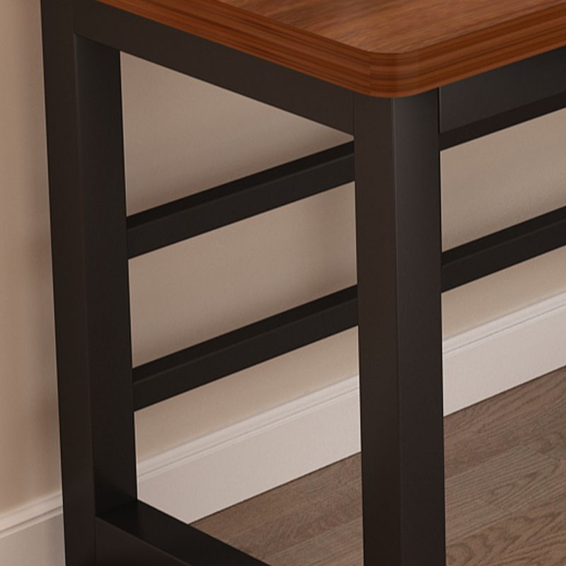 Simplistic Odor Resistant Lumber Auburn Office Desk with H-Shape Base and Foot Pad, Easy Assembly